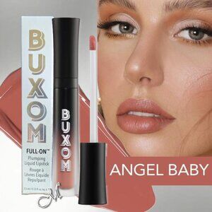 BUXOM FULL-ON LIQUID PLUMPING MATTE LIPSTICK ~ ANGEL BABY (Nude Pink) 3.5ml NIB